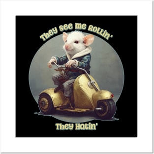 They See Me Rollin' - They Hatin' Mouse Posters and Art